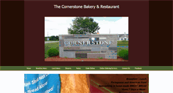 Desktop Screenshot of cornerstonebakery.net