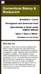 Mobile Screenshot of cornerstonebakery.net